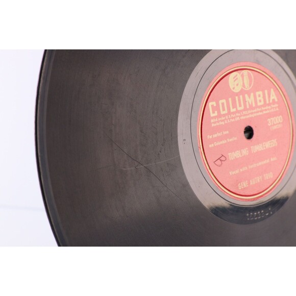 Gene Autry - Tumbling Tumbleweeds/ Old Missouri Moon 1946 10" 78rpm Record 37000 - Picture 10 of 16
